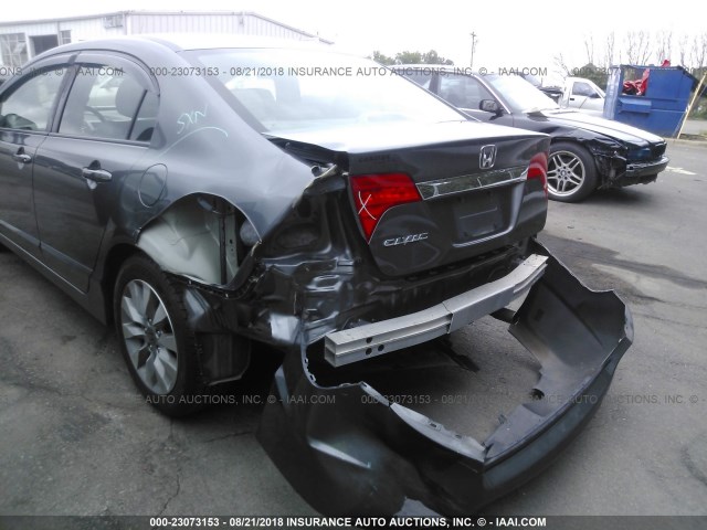 19XFA1F97BE000123 - 2011 HONDA CIVIC EXL 灰色 照片 6