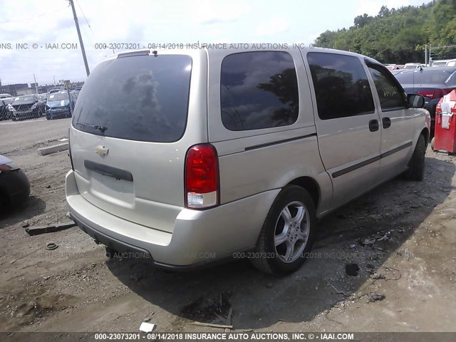 1GNDV23137D112420 - 2007 CHEVROLET UPLANDER LS SILVER photo 4