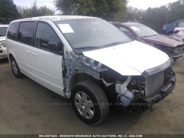 2D4RN4DG9BR732730 - 2011 DODGE GRAND CARAVAN EXPRESS WHITE photo 1