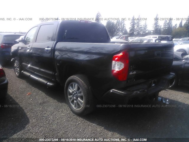 5TFAY5F13FX437467 - 2015 TOYOTA TUNDRA CREWMAX 1794/PLATINUM 黑色 照片 3