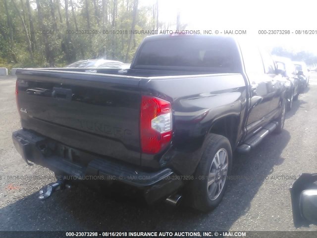 5TFAY5F13FX437467 - 2015 TOYOTA TUNDRA CREWMAX 1794/PLATINUM 黑色 照片 4