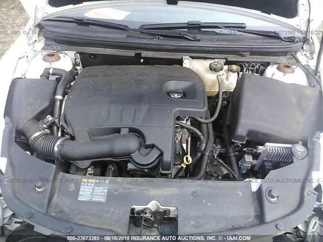 1G1ZC5E12BF188252 - 2011 CHEVROLET MALIBU 1LT WHITE photo 10