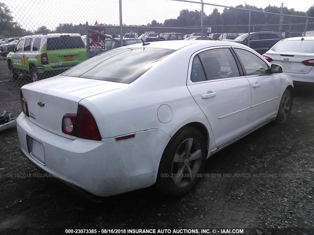 1G1ZC5E12BF188252 - 2011 CHEVROLET MALIBU 1LT WHITE photo 4
