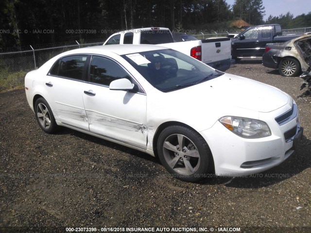 1G1ZC5E03CF390414 - 2012 CHEVROLET MALIBU 1LT თეთრი ფოტო 1