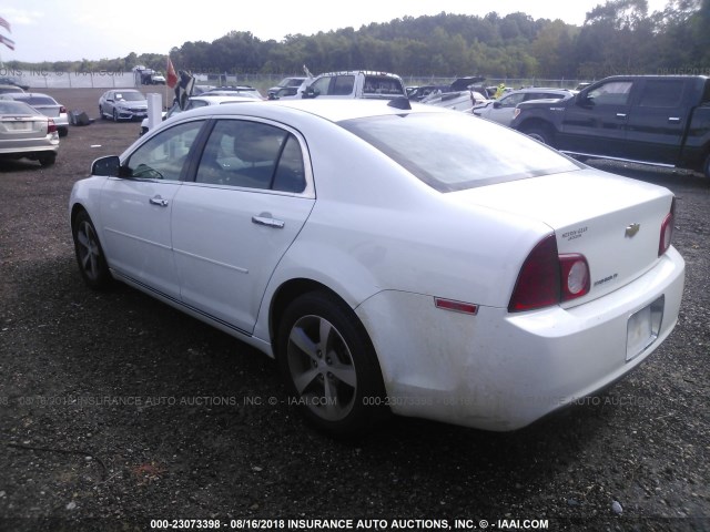 1G1ZC5E03CF390414 - 2012 CHEVROLET MALIBU 1LT თეთრი ფოტო 3