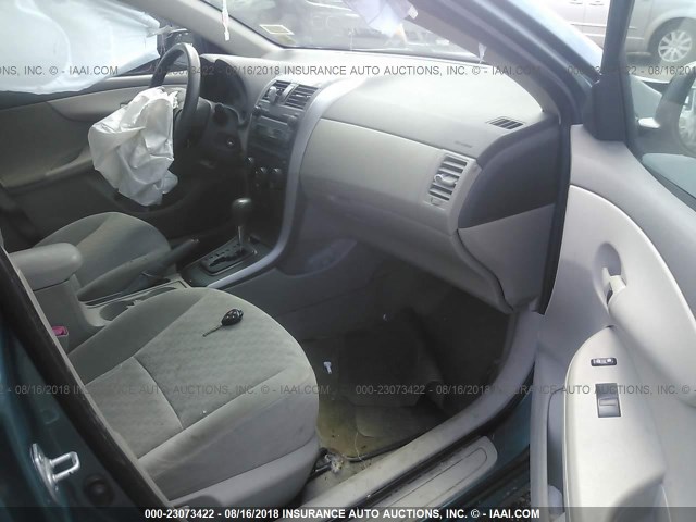 JTDBL40E49J044450 - 2009 TOYOTA COROLLA LE/XLE TEAL photo 5
