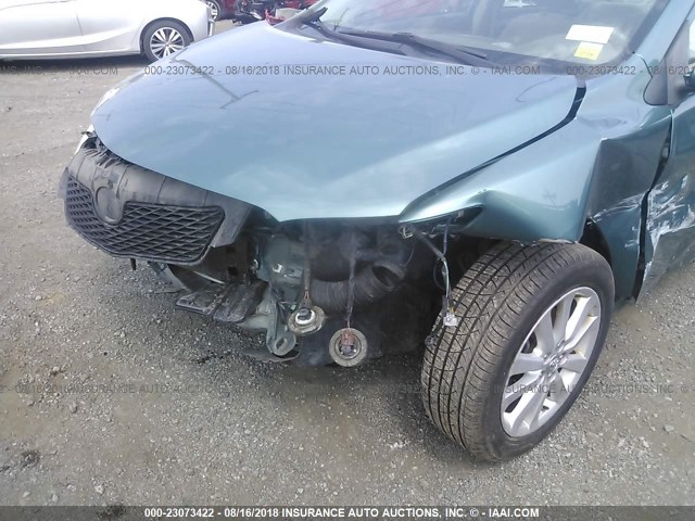 JTDBL40E49J044450 - 2009 TOYOTA COROLLA LE/XLE TEAL photo 6