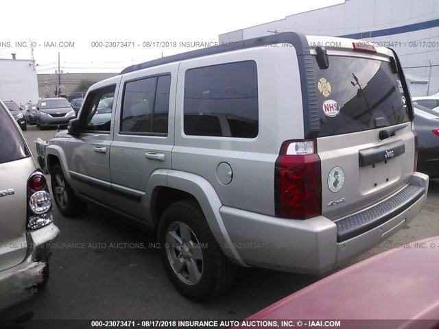 1J8HG48KX8C140684 - 2008 JEEP COMMANDER SPORT Marrón foto 3