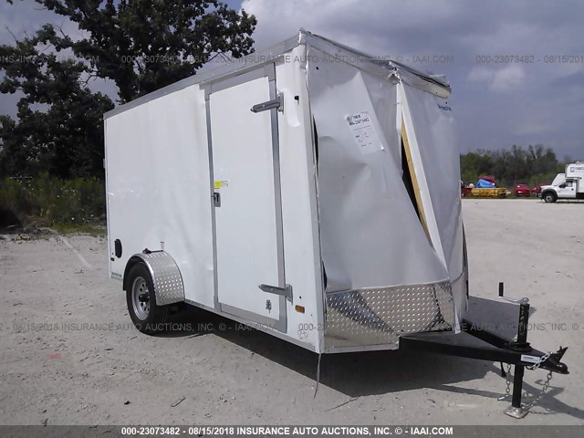 5NHUDC215KW078056 - 2019 DURACRAFT 6X12 TRAILER  WHITE photo 1