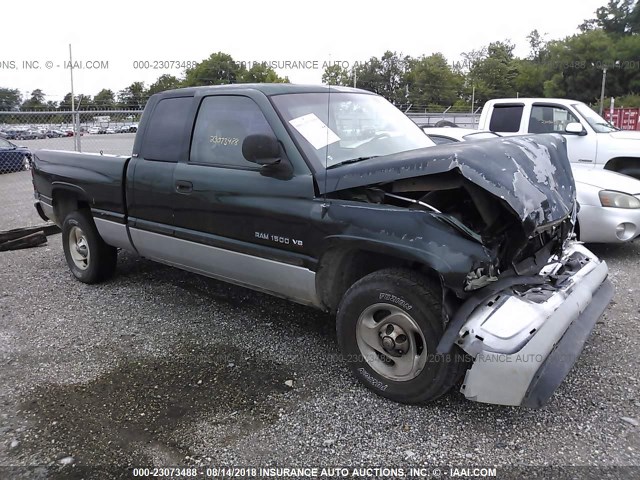 3B7HC13Y8YM233957 - 2000 DODGE RAM 1500 GREEN photo 1