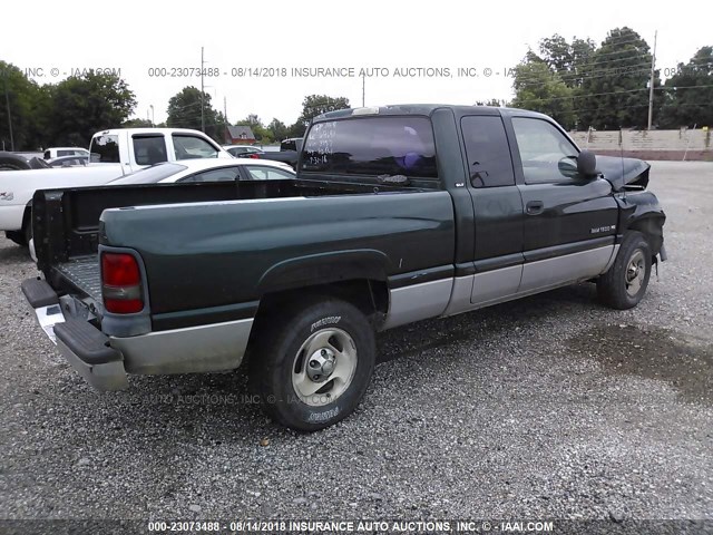 3B7HC13Y8YM233957 - 2000 DODGE RAM 1500 GREEN photo 4