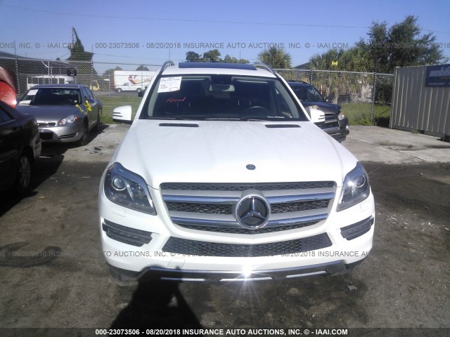 4JGDF6EE5FA527103 - 2015 MERCEDES-BENZ GL 450 4MATIC WHITE photo 6