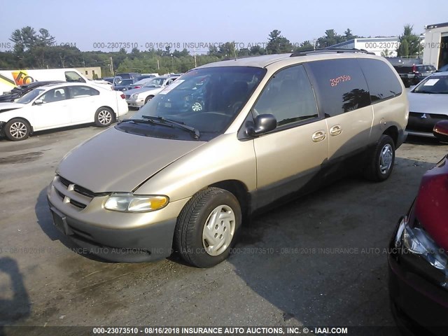 1B4GP44R8YB703045 - 2000 DODGE GRAND CARAVAN SE/SPORT BEIGE photo 2