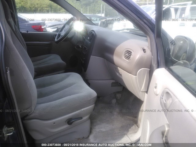 1C4GJ25333B183767 - 2003 CHRYSLER VOYAGER BLUE photo 5