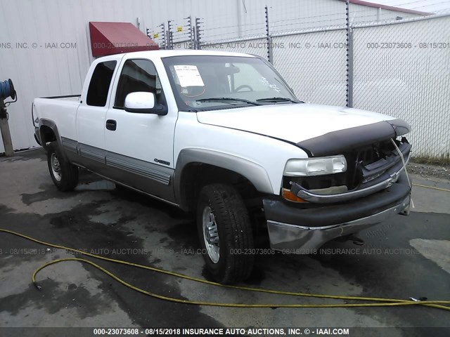 1GCGK29U2YE220037 - 2000 CHEVROLET SILVERADO K2500 WHITE photo 1