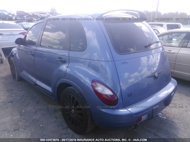 3A8FY78G76T232144 - 2006 CHRYSLER PT CRUISER GT BLUE photo 3