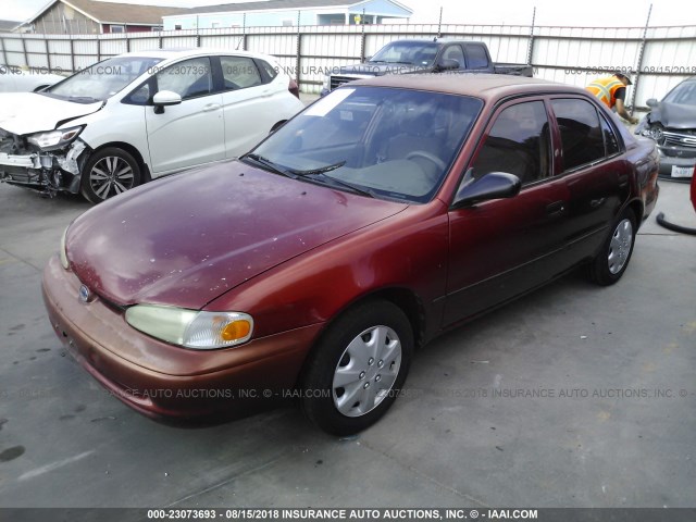 1Y1SK52832Z418226 - 2002 CHEVROLET GEO PRIZM LSI RED photo 2