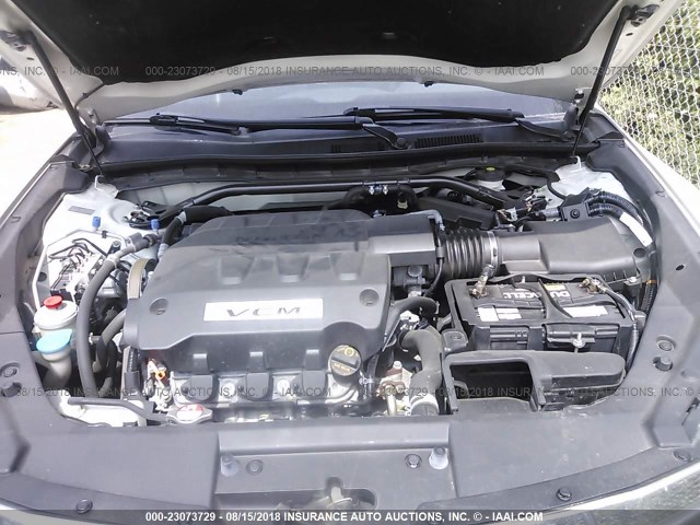 5J6TF2H56CL006857 - 2012 HONDA CROSSTOUR EXL თეთრი ფოტო 10