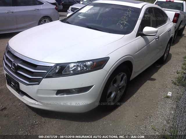 5J6TF2H56CL006857 - 2012 HONDA CROSSTOUR EXL თეთრი ფოტო 2