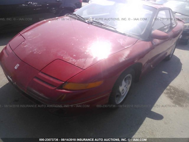 1G8ZH127XTZ242997 - 1996 SATURN SC2 RED photo 2