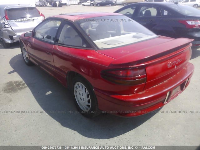 1G8ZH127XTZ242997 - 1996 SATURN SC2 RED photo 3