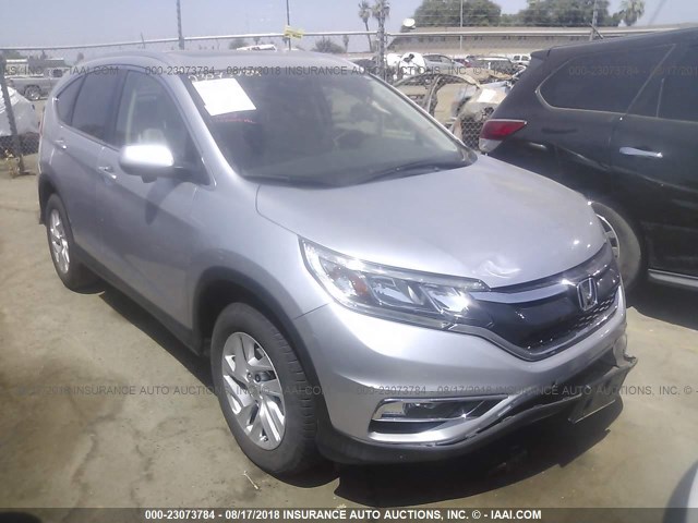 2HKRM3H77FH535627 - 2015 HONDA CR-V EXL SILVER photo 1