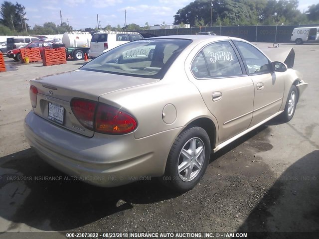 1G3NL52E82C177903 - 2002 OLDSMOBILE ALERO GL BEIGE photo 4