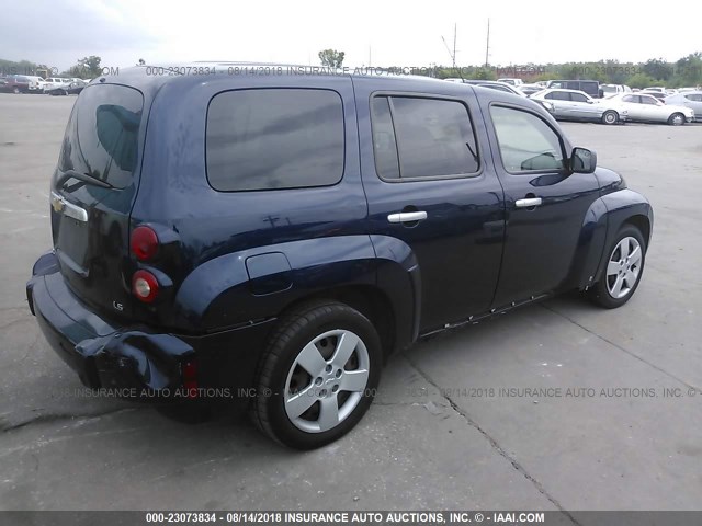 3GNDA13D47S517251 - 2007 CHEVROLET HHR LS Mavi foto 4