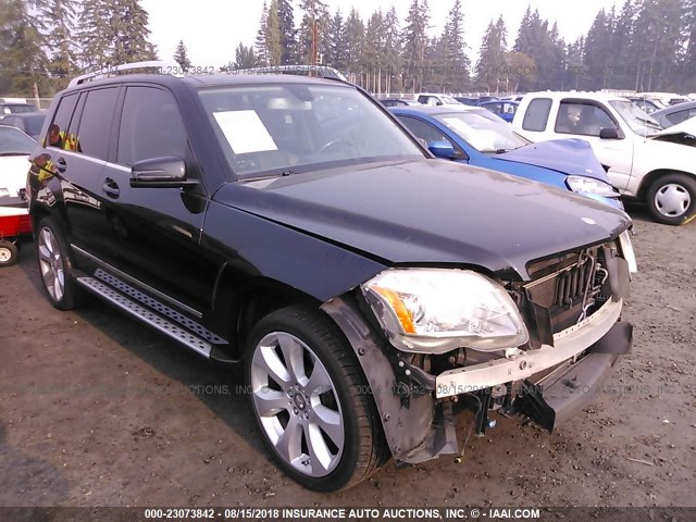 WDCGG8HB5AF317618 - 2010 MERCEDES-BENZ GLK 350 4MATIC BLACK photo 1