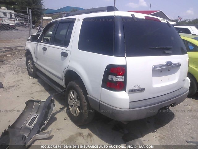 1FMEU62E96ZA22729 - 2006 FORD EXPLORER XLS WHITE photo 3