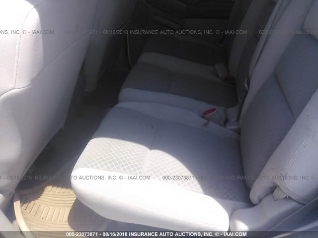 1FMEU62E96ZA22729 - 2006 FORD EXPLORER XLS WHITE photo 8