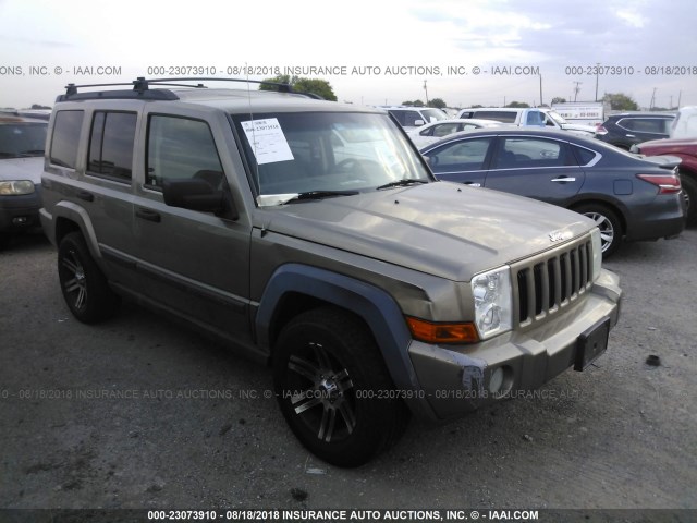 1J8HG48N46C158248 - 2006 JEEP COMMANDER GOLD photo 1