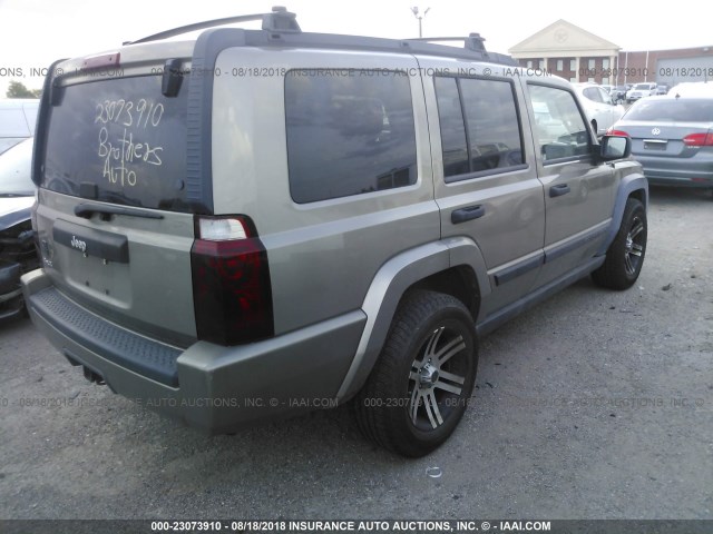 1J8HG48N46C158248 - 2006 JEEP COMMANDER GOLD photo 4