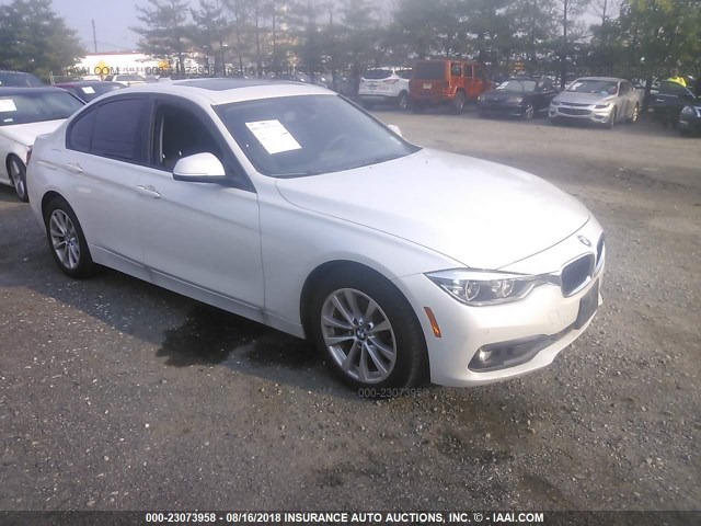 WBA8E5G50JNU46573 - 2018 BMW 320 XI WHITE photo 1