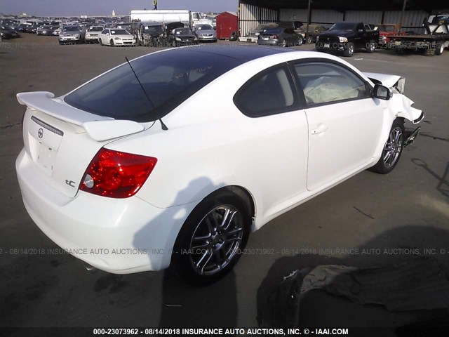 JTKDE167760066236 - 2006 TOYOTA SCION TC 白色 照片 4