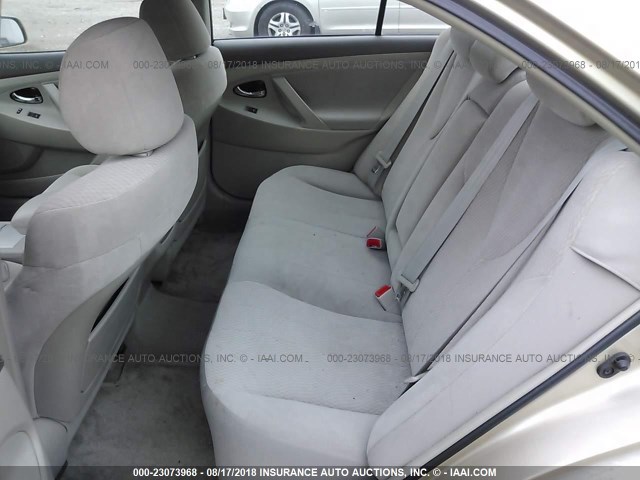 4T4BF3EK7AR009115 - 2010 TOYOTA CAMRY SE/LE/XLE ოქროსფერი ფოტო 8