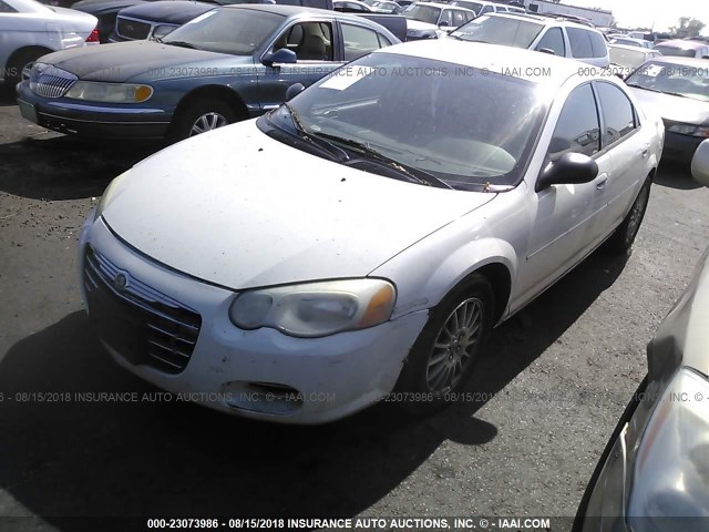 1C3EL46J24N362882 - 2004 CHRYSLER SEBRING LX WHITE photo 2