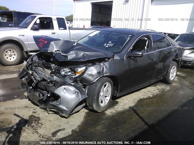 1G11B5SA3DF219290 - 2013 CHEVROLET MALIBU LS GRAY photo 2