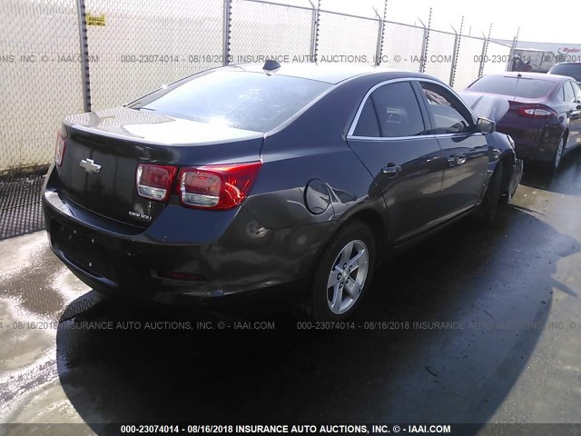 1G11B5SA3DF219290 - 2013 CHEVROLET MALIBU LS GRAY photo 4