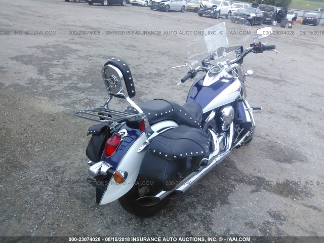 JKAVN2D19DA048452 - 2013 KAWASAKI VN900 D BLUE photo 4