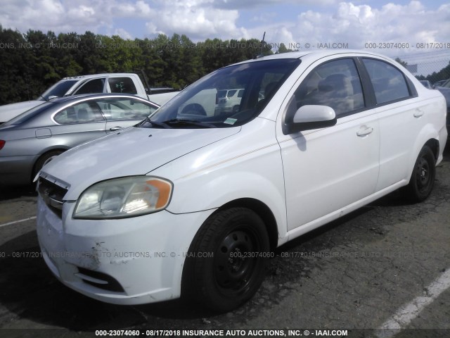 KL1TD56E29B603090 - 2009 CHEVROLET AVEO LS/LT 白色 照片 2