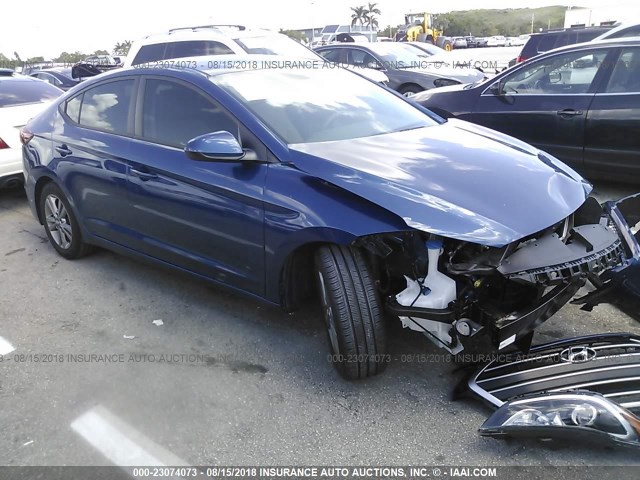 5NPD84LF3HH048012 - 2017 HYUNDAI ELANTRA SE/VALUE/LIMITED BLUE photo 1