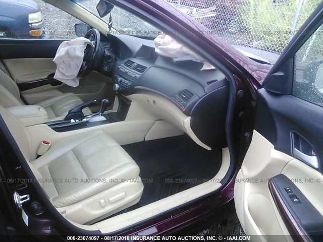 5J6TF3H58CL003836 - 2012 HONDA CROSSTOUR EXL მუქწითელი ფოტო 5