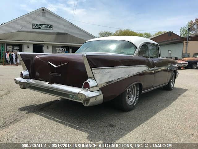 95763505 - 1957 CHEVROLET BEL AIR BROWN photo 6