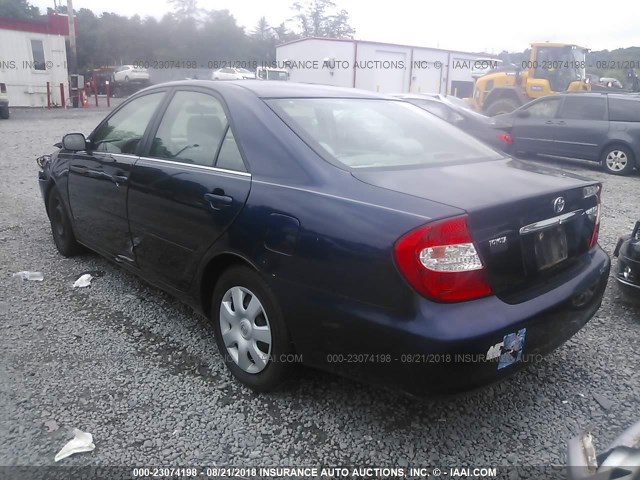 4T1BE32K03U204171 - 2003 TOYOTA CAMRY LE/XLE/SE Mavi foto 3