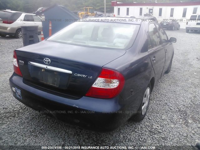 4T1BE32K03U204171 - 2003 TOYOTA CAMRY LE/XLE/SE Mavi foto 4