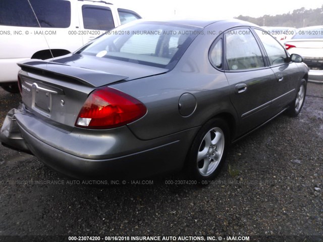 1FAFP55S43A228388 - 2003 FORD TAURUS SES GRAY photo 4