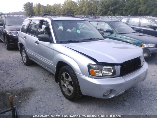 JF1SG65683H759169 - 2003 SUBARU FORESTER 2.5XS Серебристый фото 1