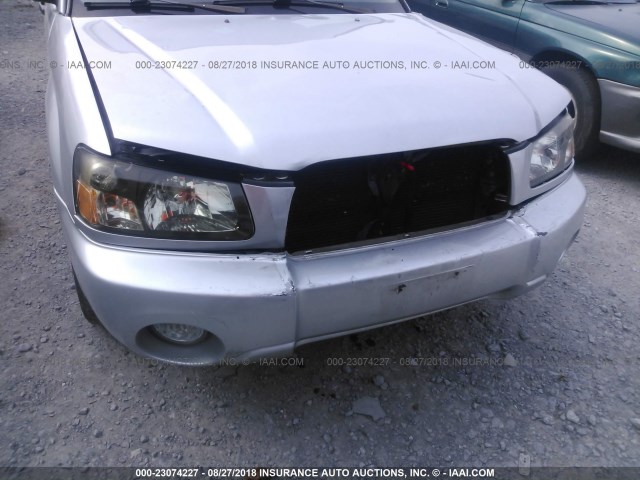 JF1SG65683H759169 - 2003 SUBARU FORESTER 2.5XS Серебристый фото 6