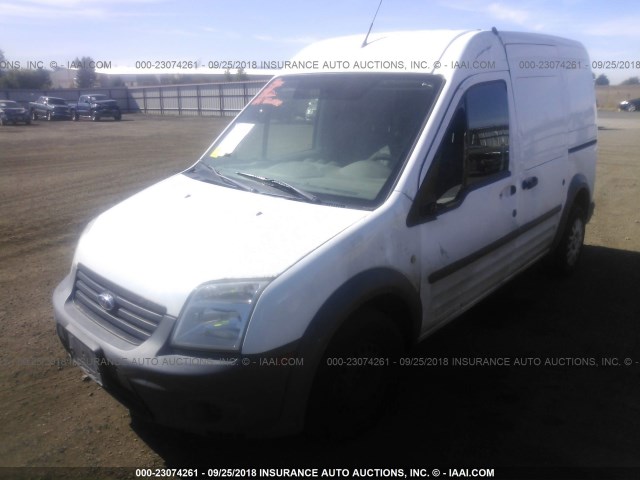 NM0LS7AN7BT056171 - 2011 FORD TRANSIT CONNECT XL WHITE photo 2